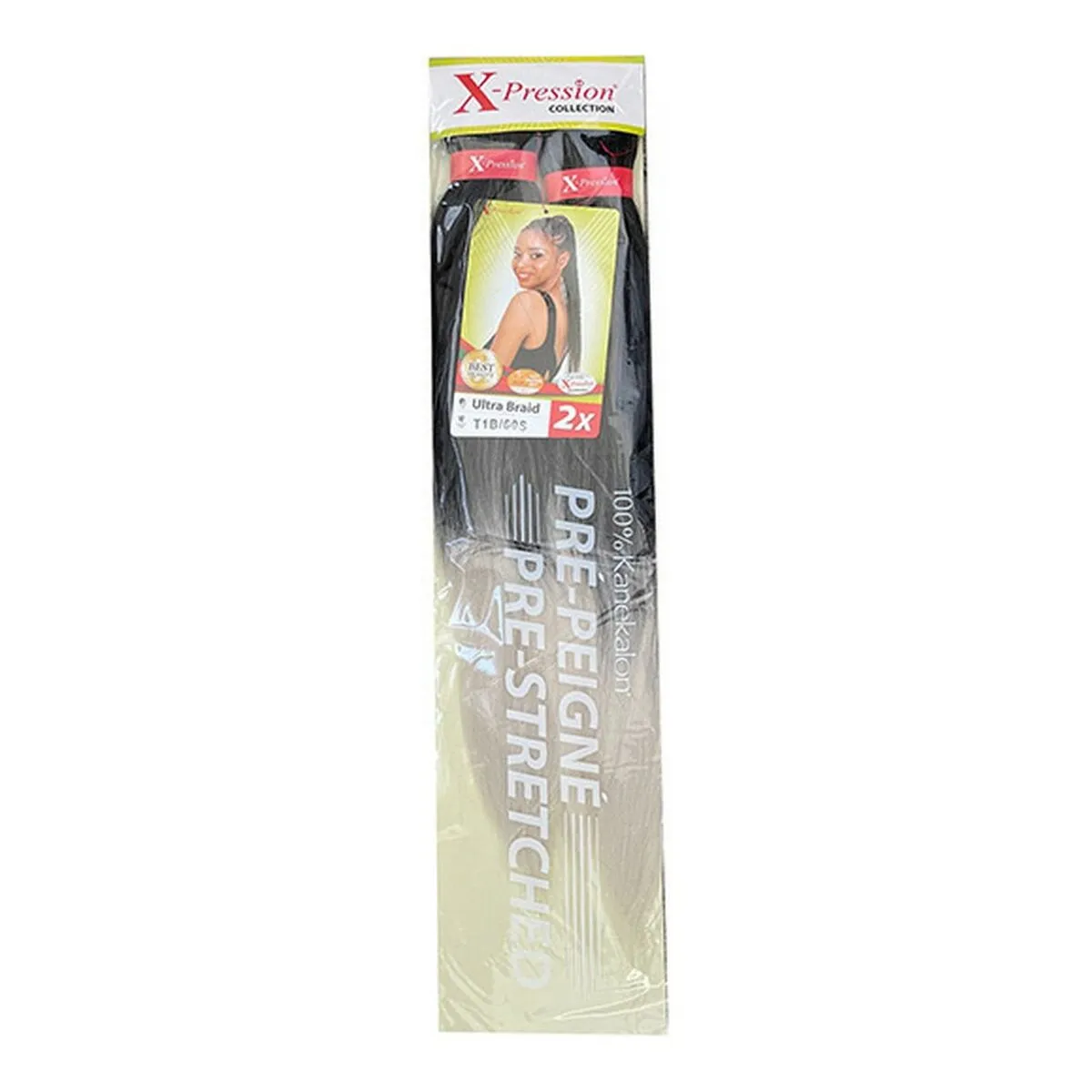 Extension per i Capelli Pre-Peigne X-Pression Nº T1B/60S (1X2)