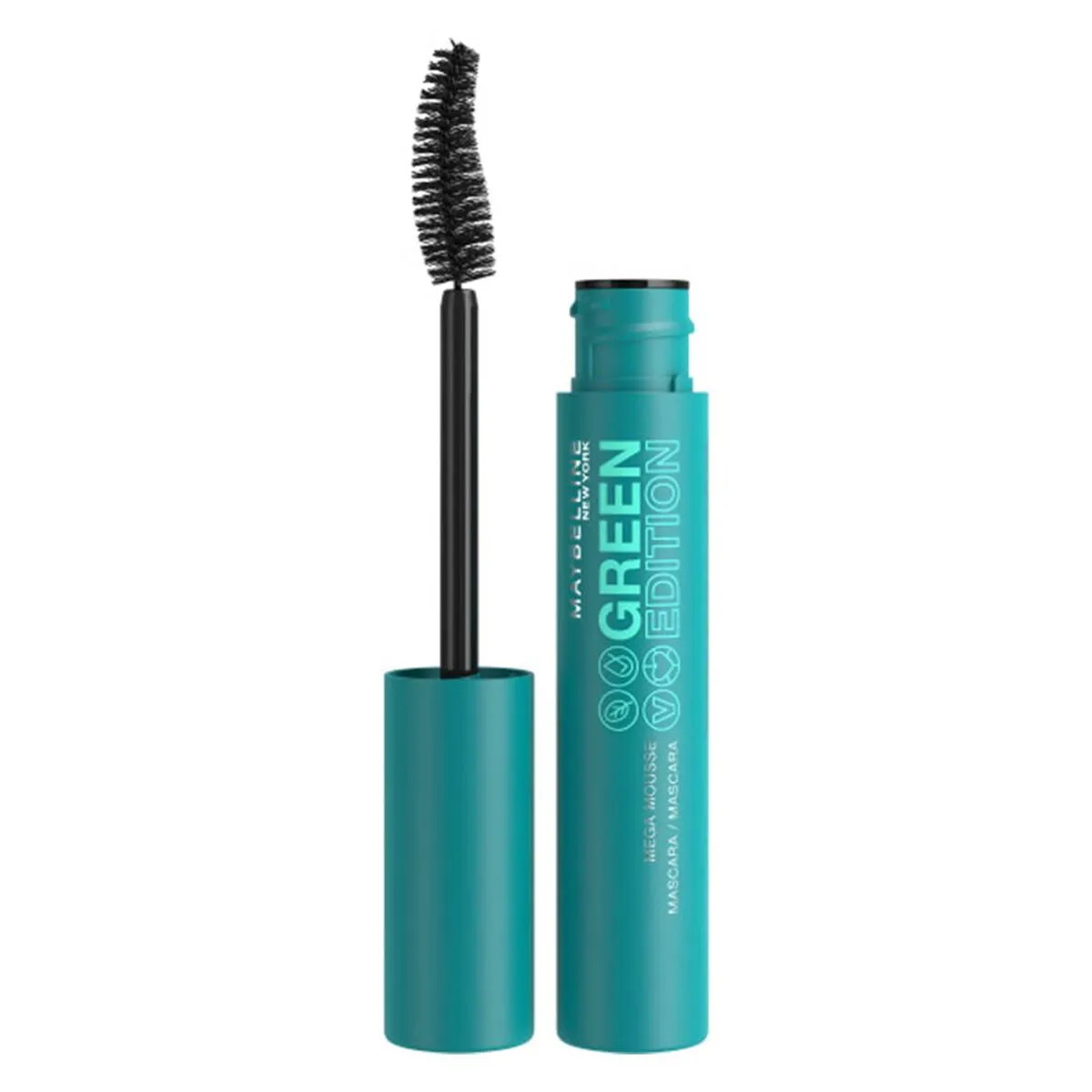 Mascara Effetto Volume Maybelline Green Edition Marrone (9,5 ml)