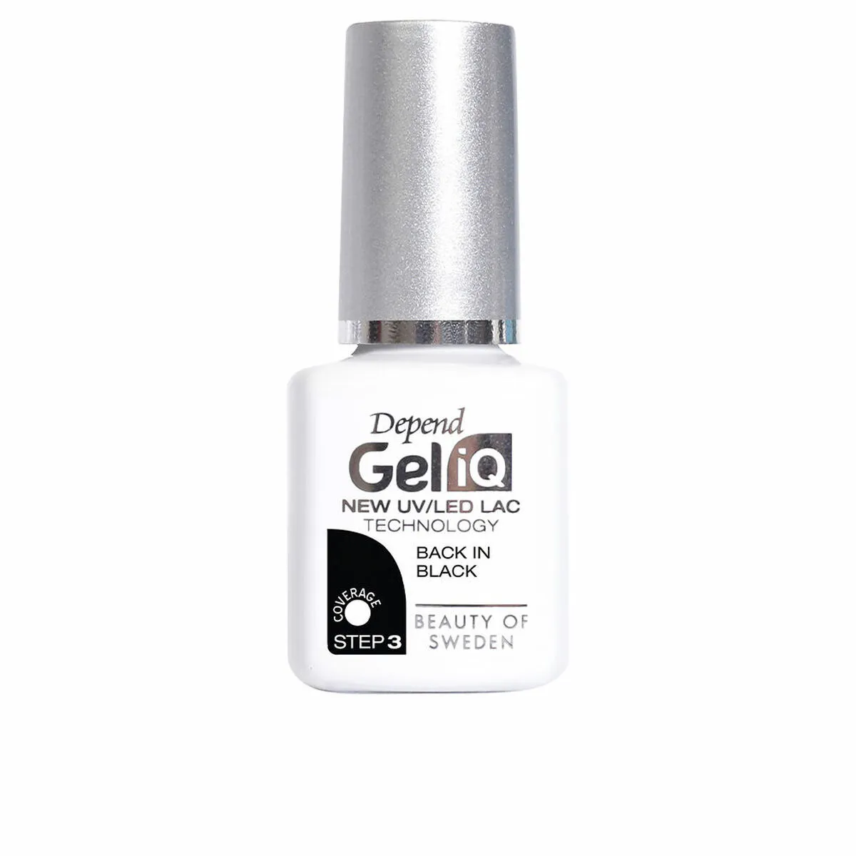 Smalto per unghie Gel iQ Beter Black in Black (5 ml)