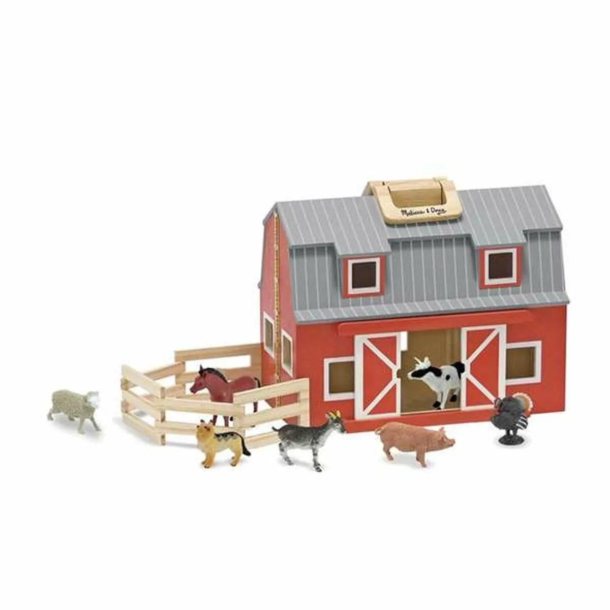 Playset Melissa & Doug 13700 Stalla Pieghevole Portatile 35 x 26 x 20 cm