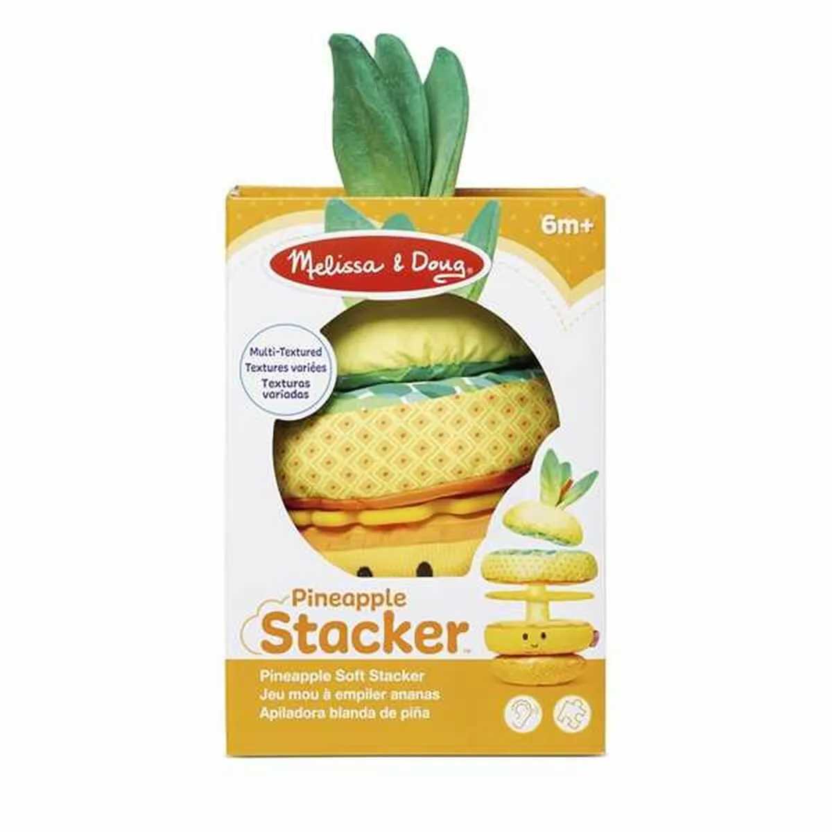 Blocchi Impilabili Melissa & Doug Ananas Giocattolo 5 Pezzi (ES)