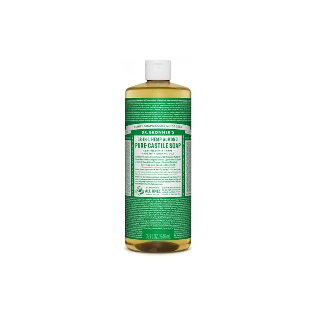 Sapone Liquido Dr Bronner's 945 ml Mandorle