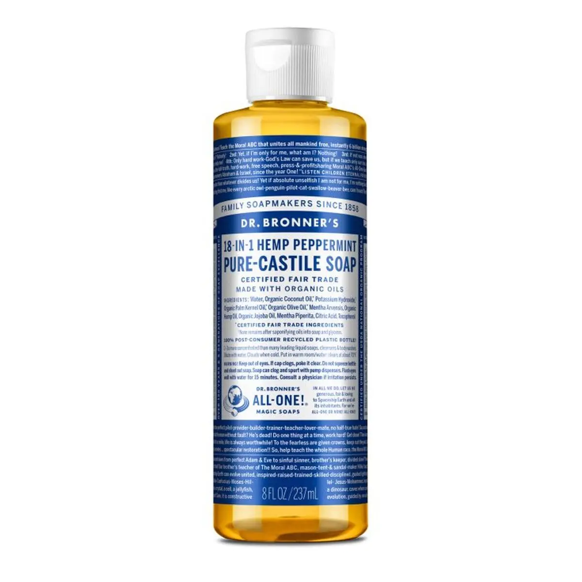 Sapone Liquido Dr Bronner's 240 ml Menta