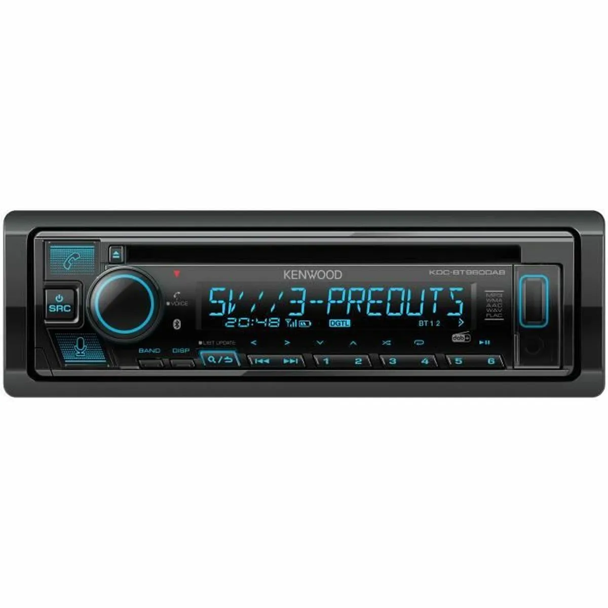 Radio CD per Auto JVC KDC-BT960DAB Nero