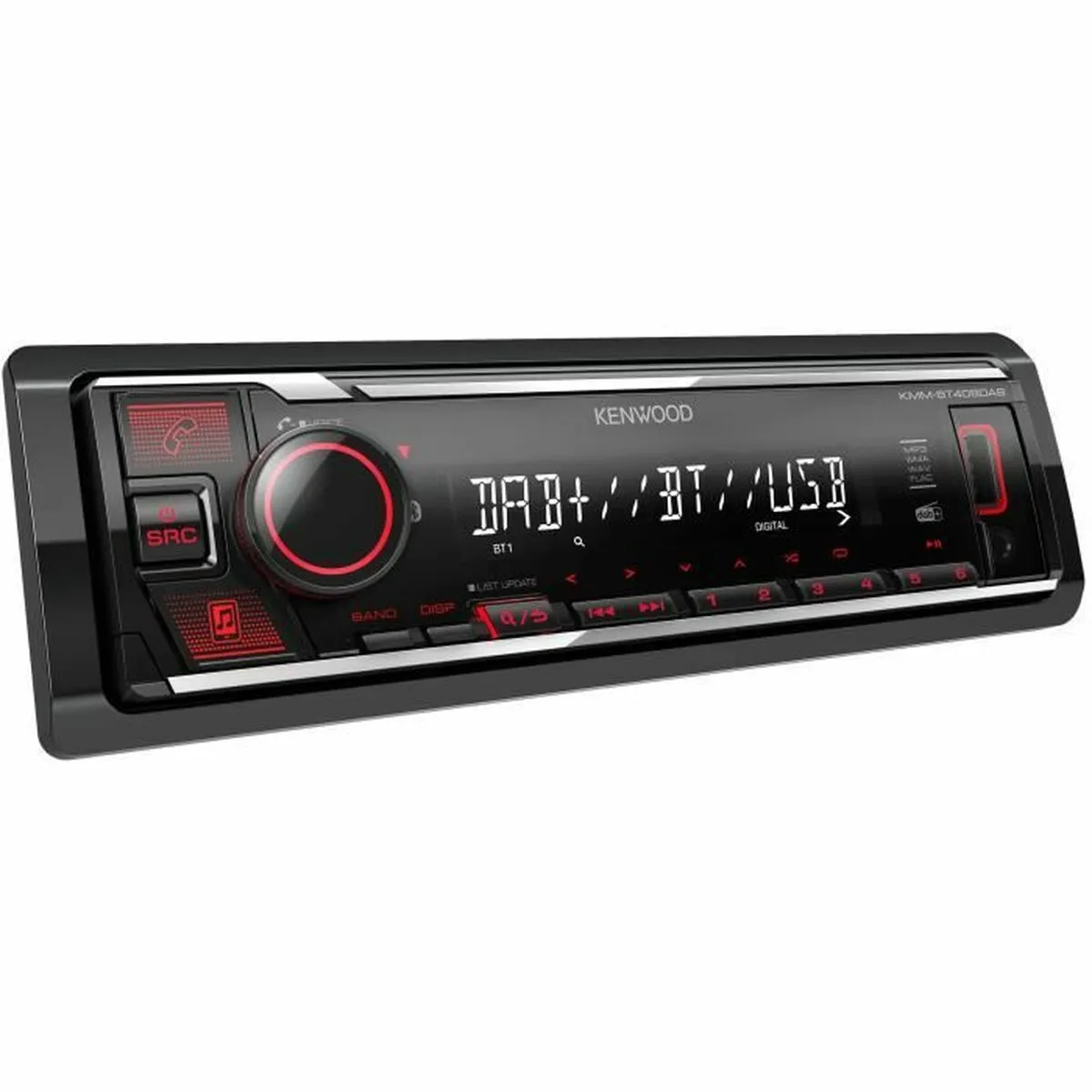 Radio CD per Auto JVC KMM-BT408DAB Nero