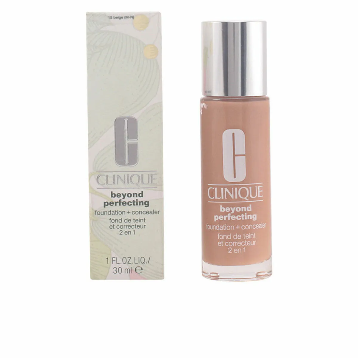 Base per Trucco Fluida Clinique Beyond Perfecting 2 in 1 15-beige (30 ml)