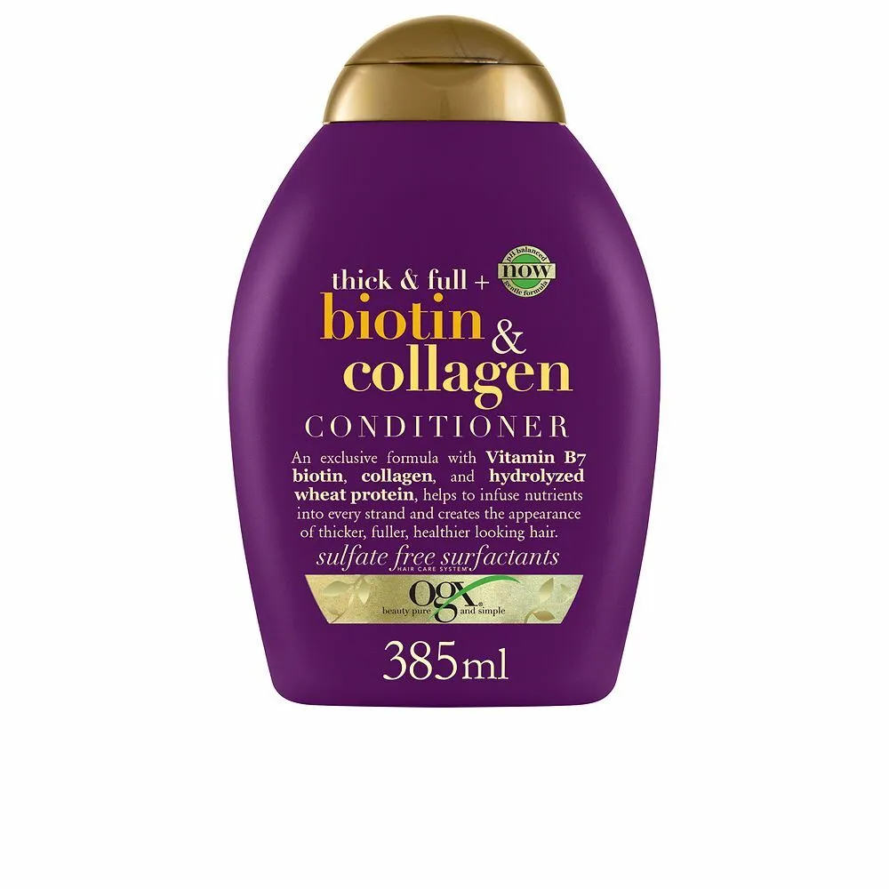 Balsamo OGX Biotin Collagen Collageno Biotina Dona volume 385 ml