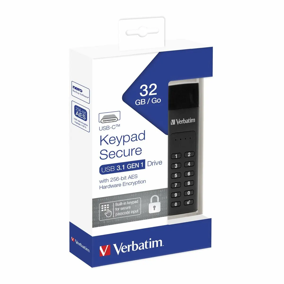 Memoria USB Verbatim 49430 Nero 32 GB