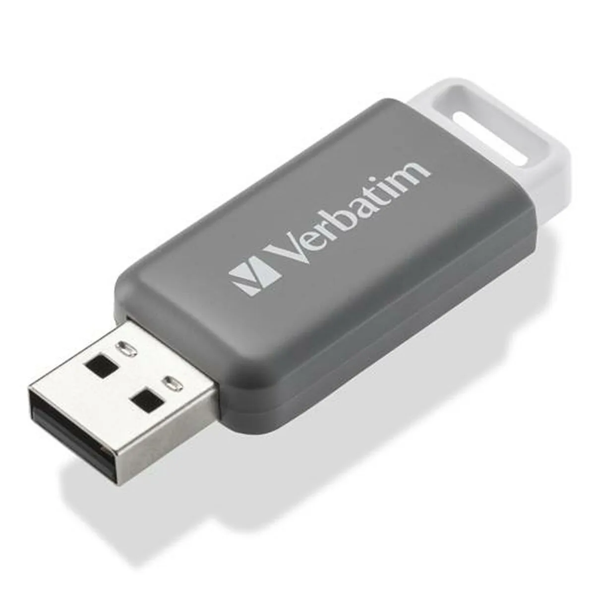 Pendrive Verbatim V DataBar Hi-Speed Retrattile USB 2.0 Grigio