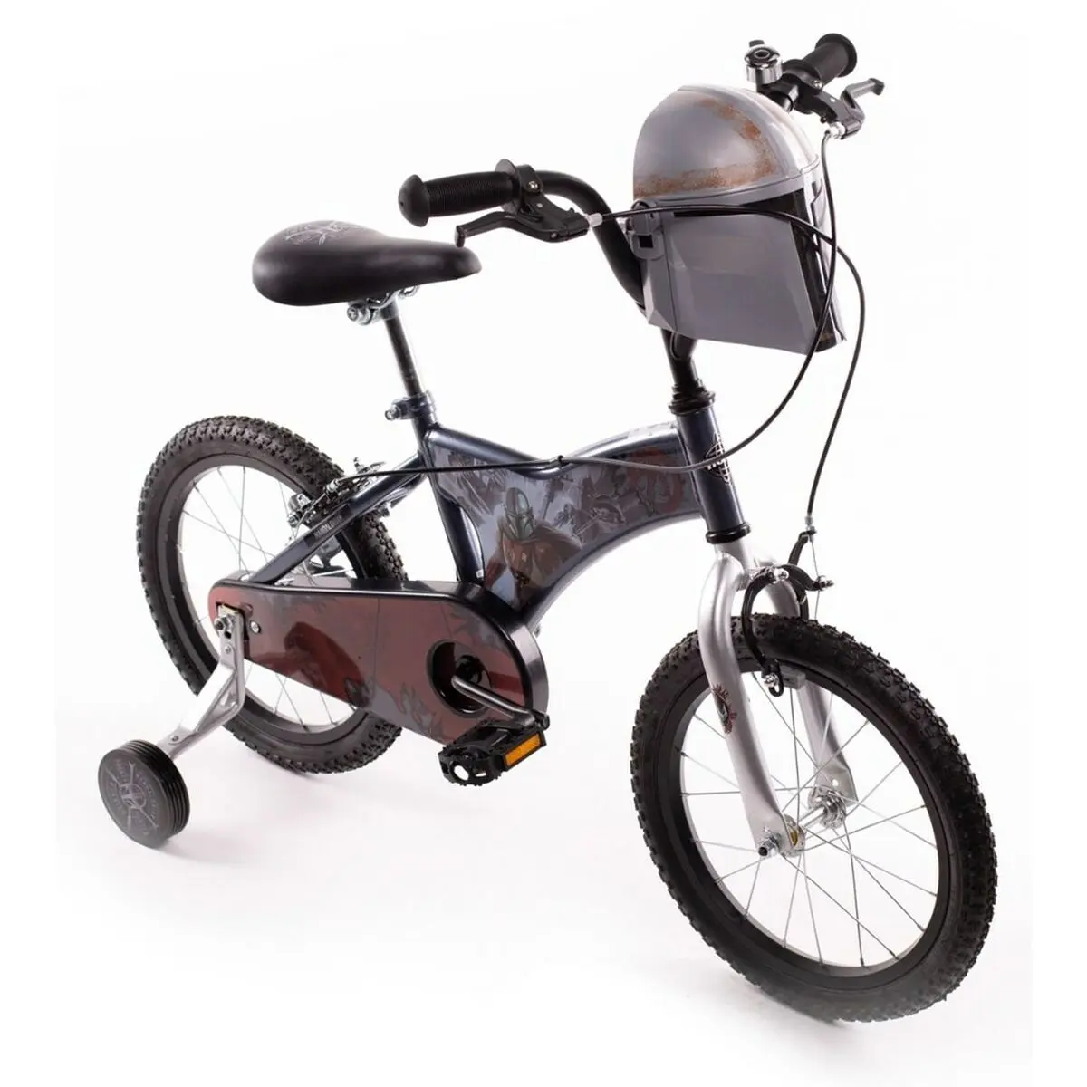 Bicicletta per Bambini Huffy 21620W Star Wars Mandalorian Nero Grigio