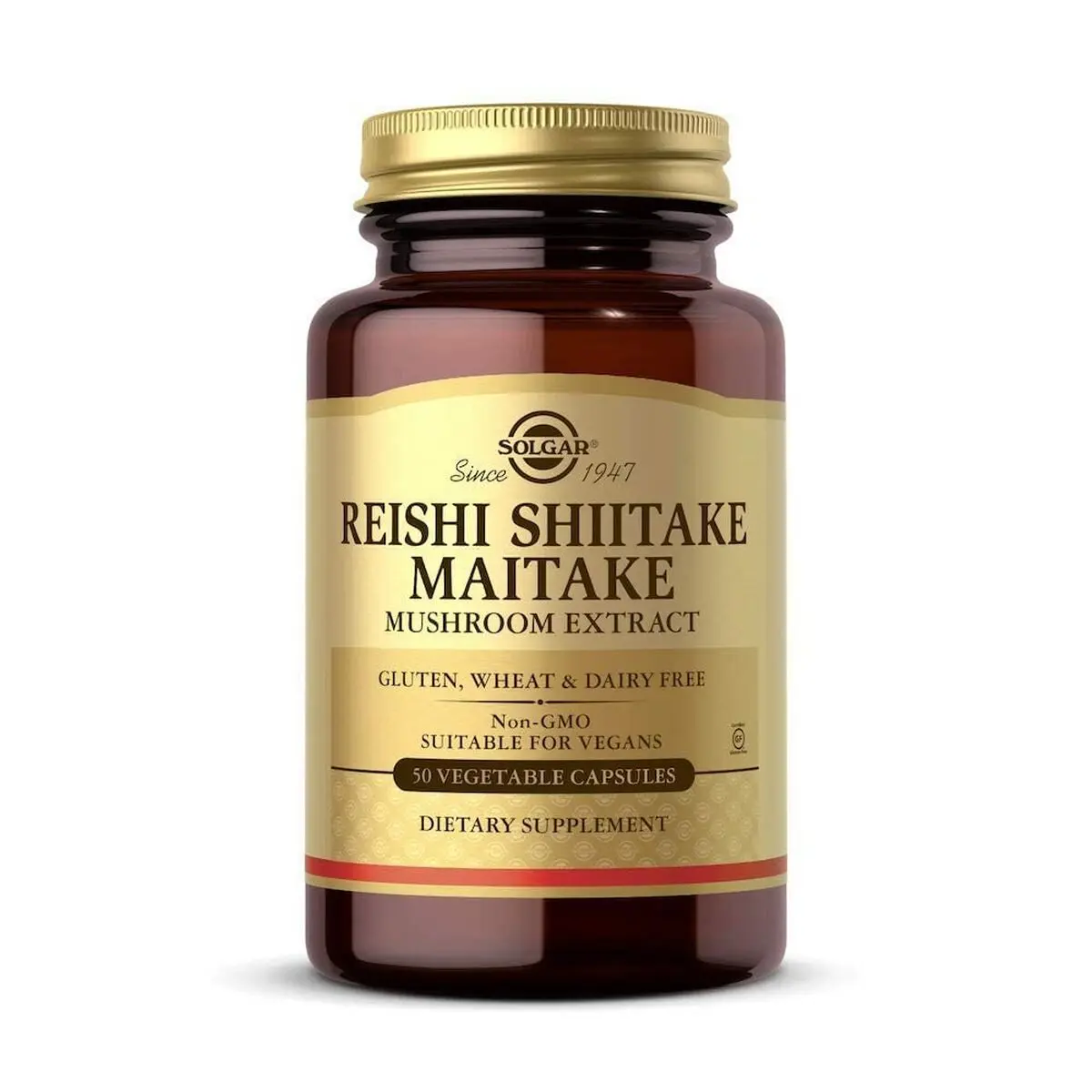 Reishi, Shiitake e Maitake (Estratto di Funghi) Solgar 30228