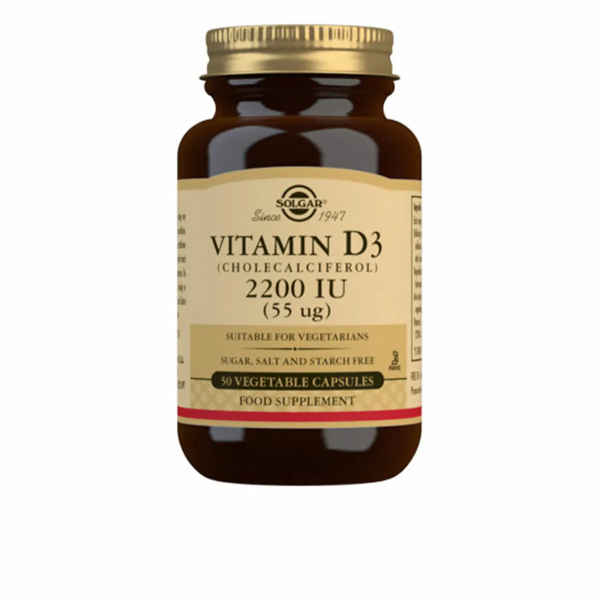 Vitamina D3 (Colecalciferolo) Solgar   50 Unità