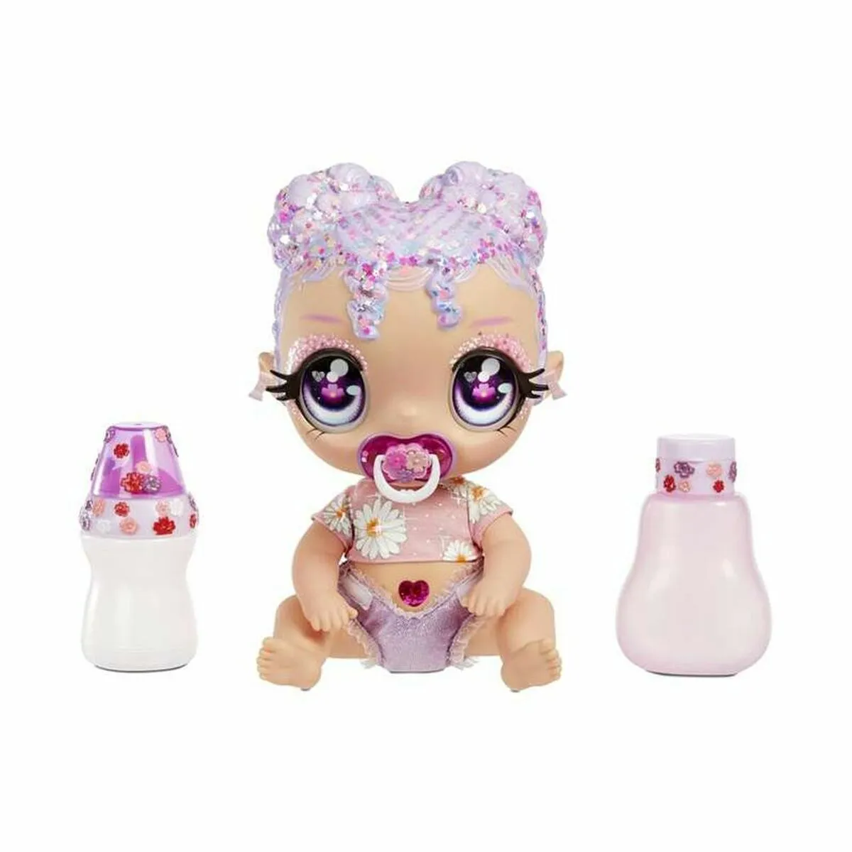 Bambola Glitter Babyz Doll- Lavender