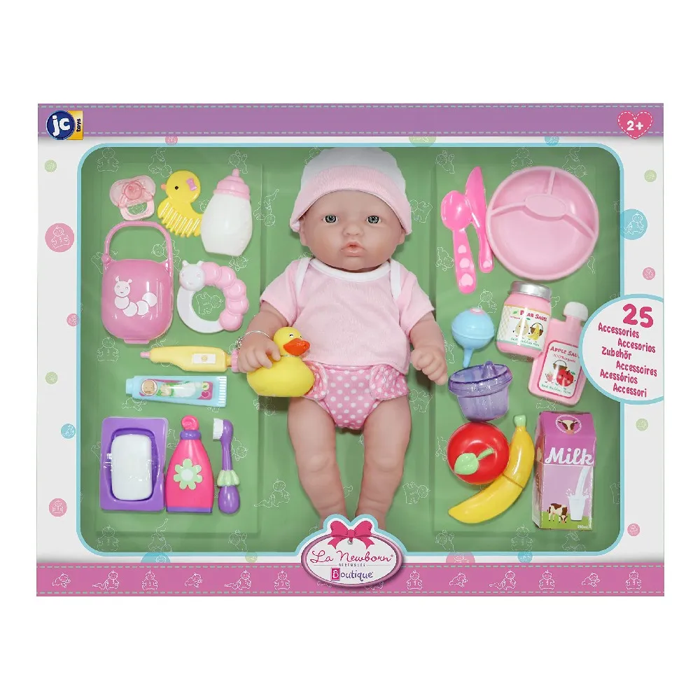 Bambolotto Bebè con Accessori JC Toys 18348