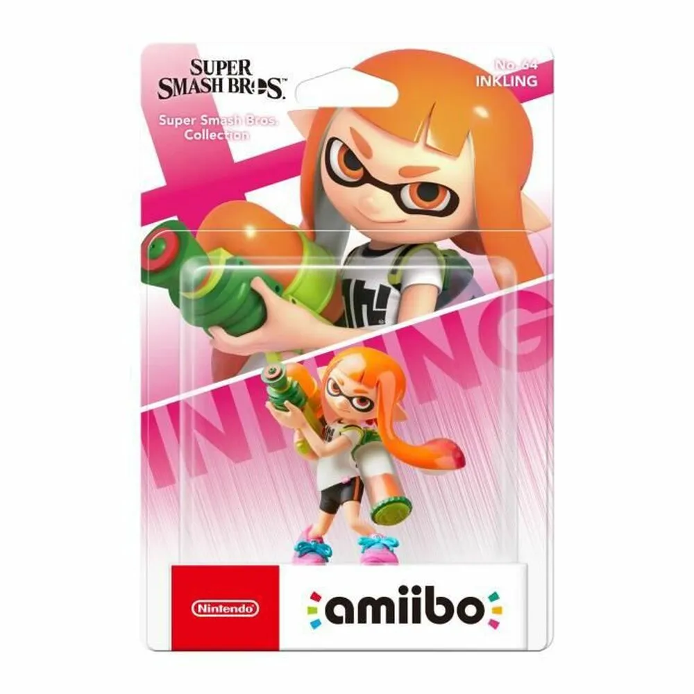 Pupazzo Interattivo Amiibo Collection Super Smash Bros - Inkling Girl