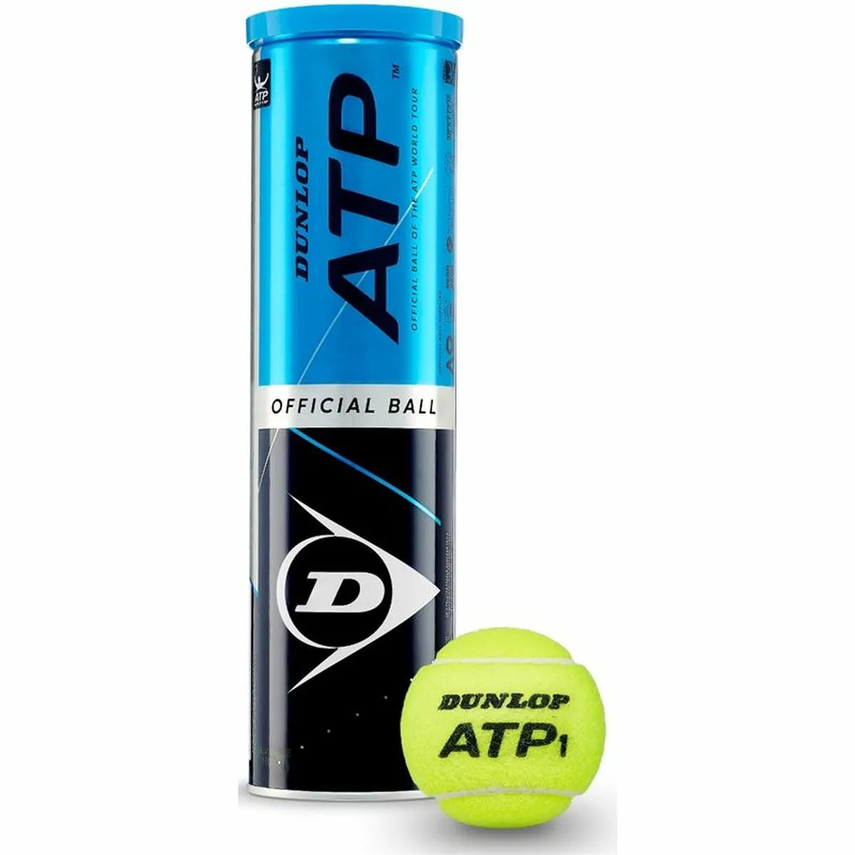 Palline da Tennis Dunlop ATP Official Giallo Multicolore