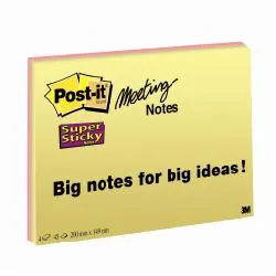 CF4POST-IT SUPERST MEETNOTE LARGE