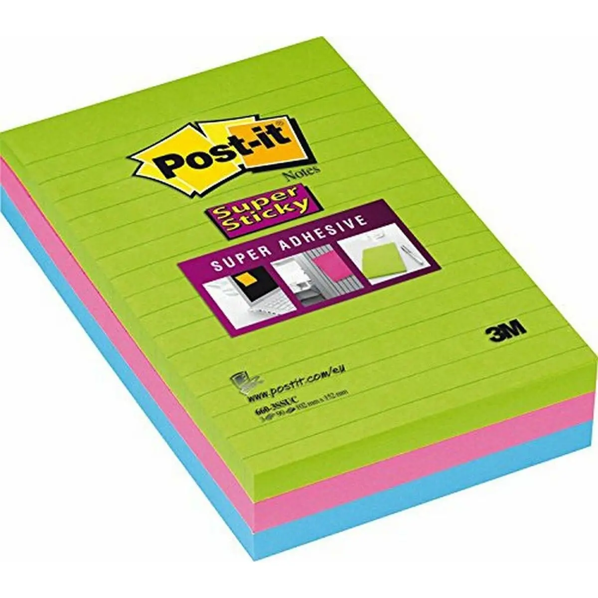 Note Adesive Post-it Multicolore 15,2 x 10,2 cm