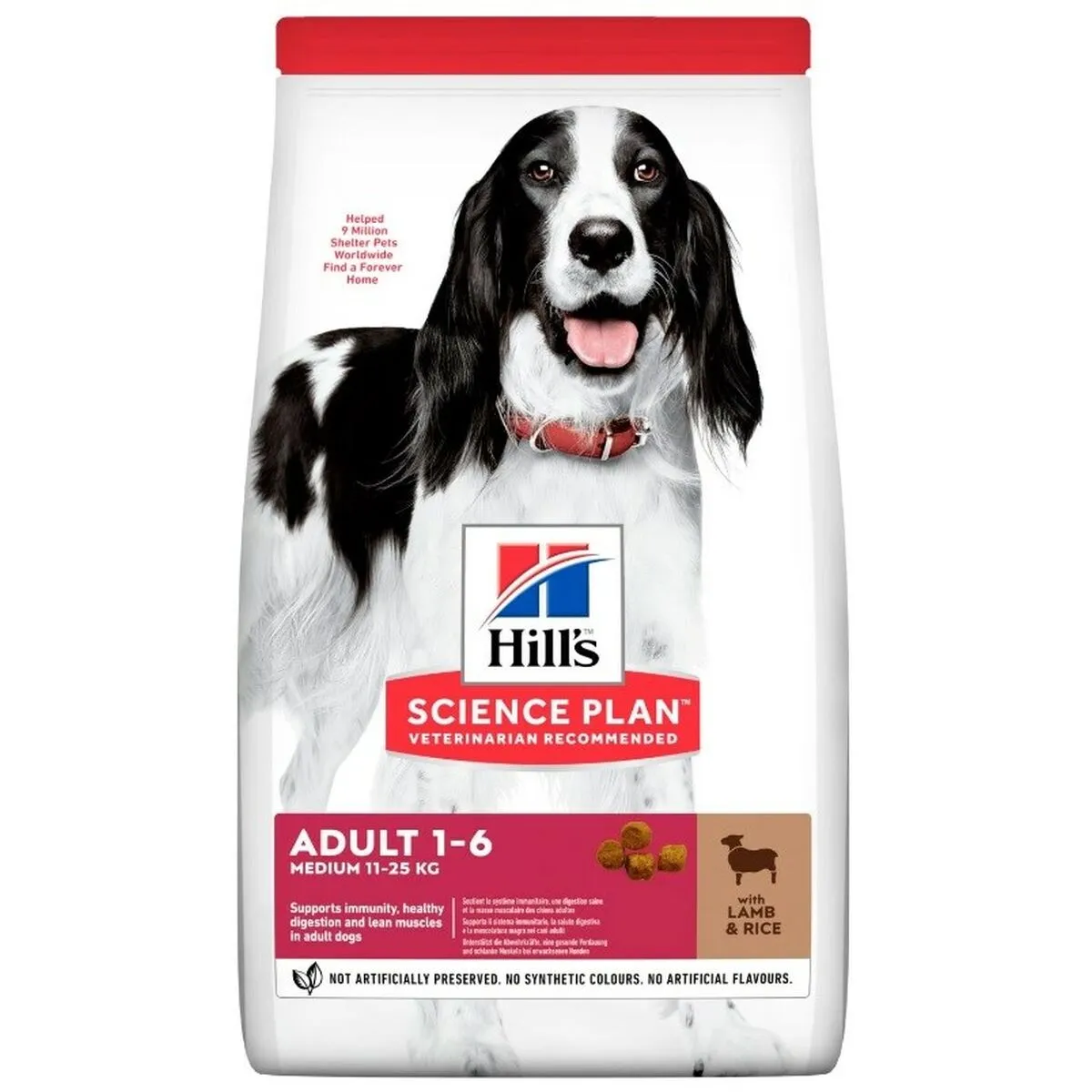 Io penso Hill's Science Plan Adult Medium Adulto Agnello Riso 2,5 kg