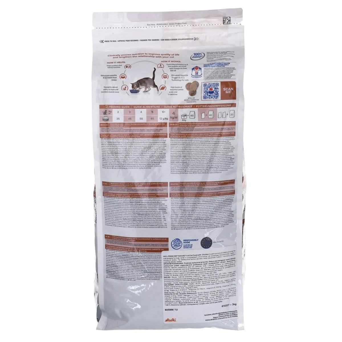 Io penso Hill's PRESCRIPTION DIET Adulto Pollo 3 Kg