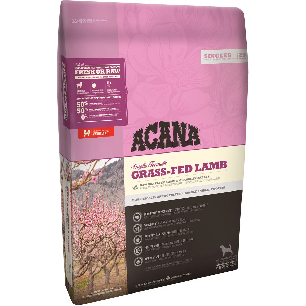 Io penso Acana Dog TF Singles Grass-Fed Lamb 11,4 Kg