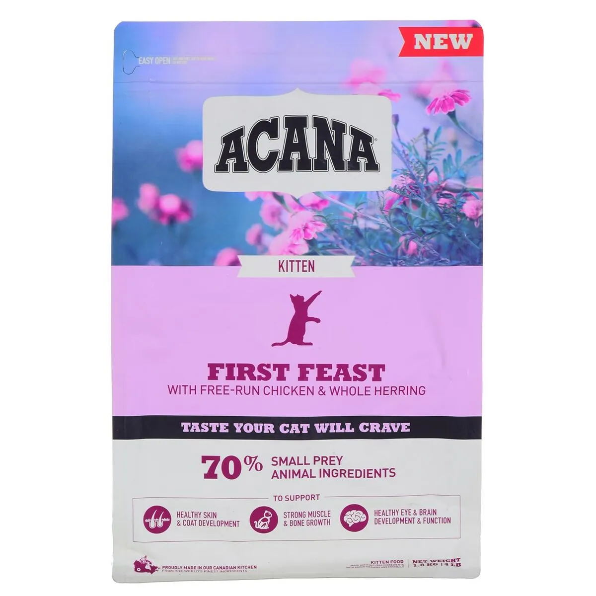 Cibo per gatti Acana First Feast Uccelli 1,8 kg