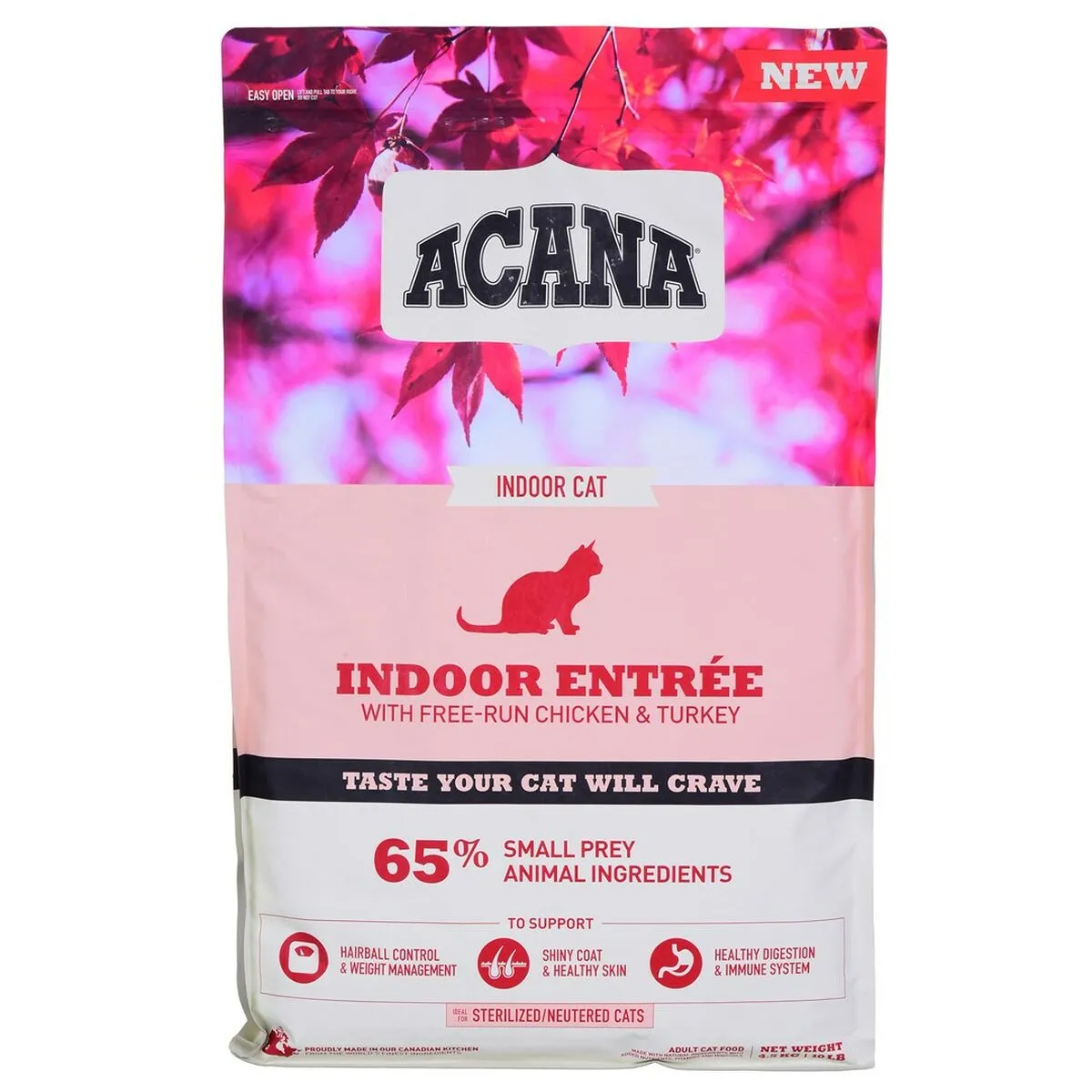 Cibo per gatti Acana Indoor Entrée Adulto Pollo Tacchino 4,5 Kg