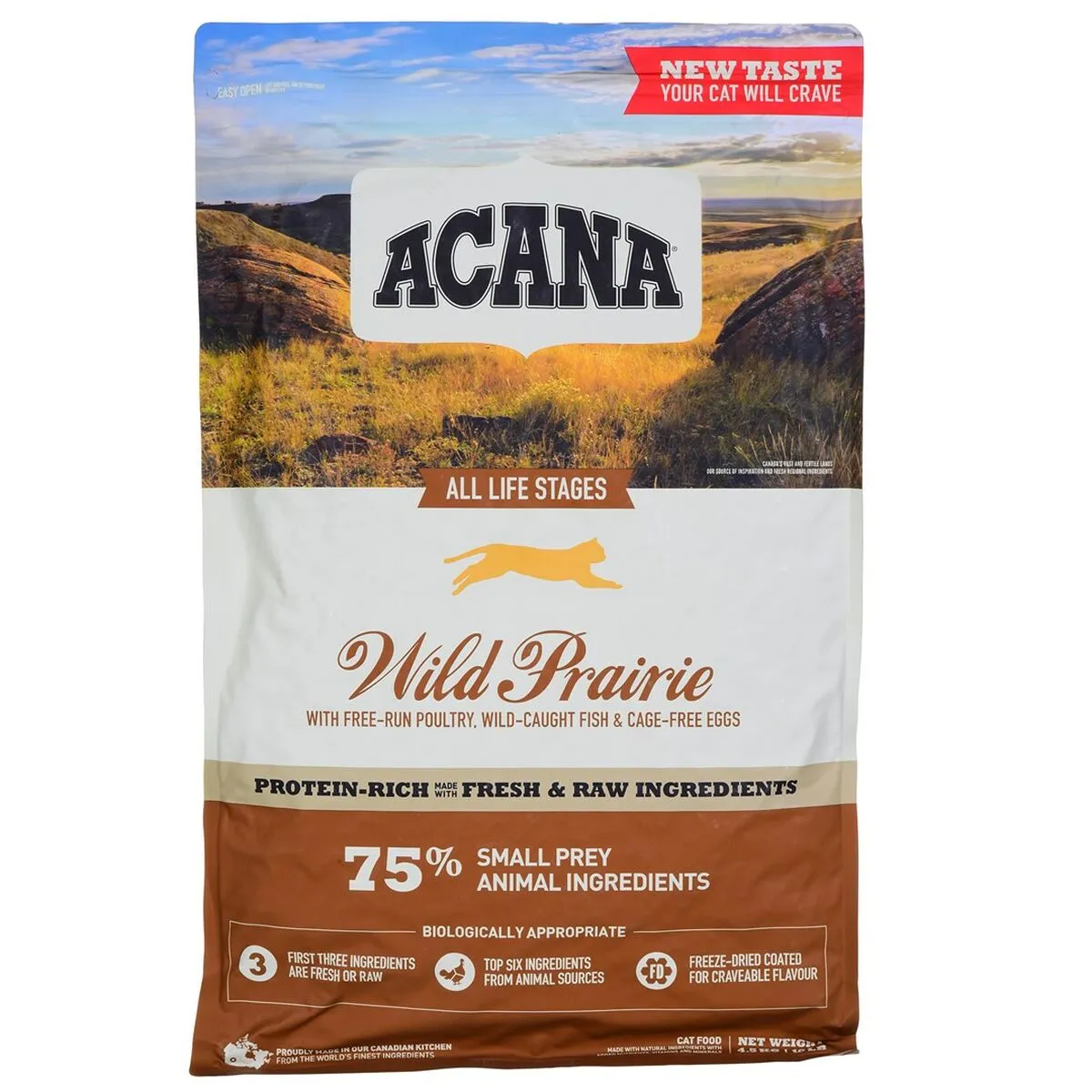 Cibo per gatti Acana Cat TF Regionals Wild Prairie Pollo Tacchino 4,5 Kg