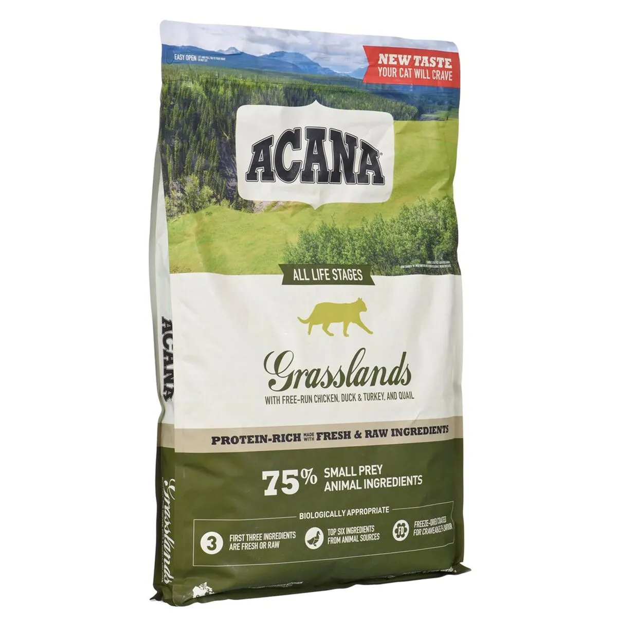 Cibo per gatti Acana Grasslands Pollo Agnello 4,5 Kg