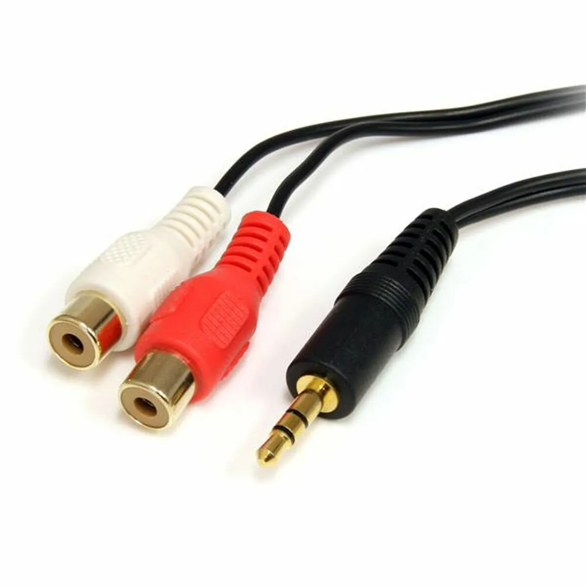 Cavo Audio Jack (3,5 mm) con 2 RCA Startech MU1MFRCA             Nero 1.8 m