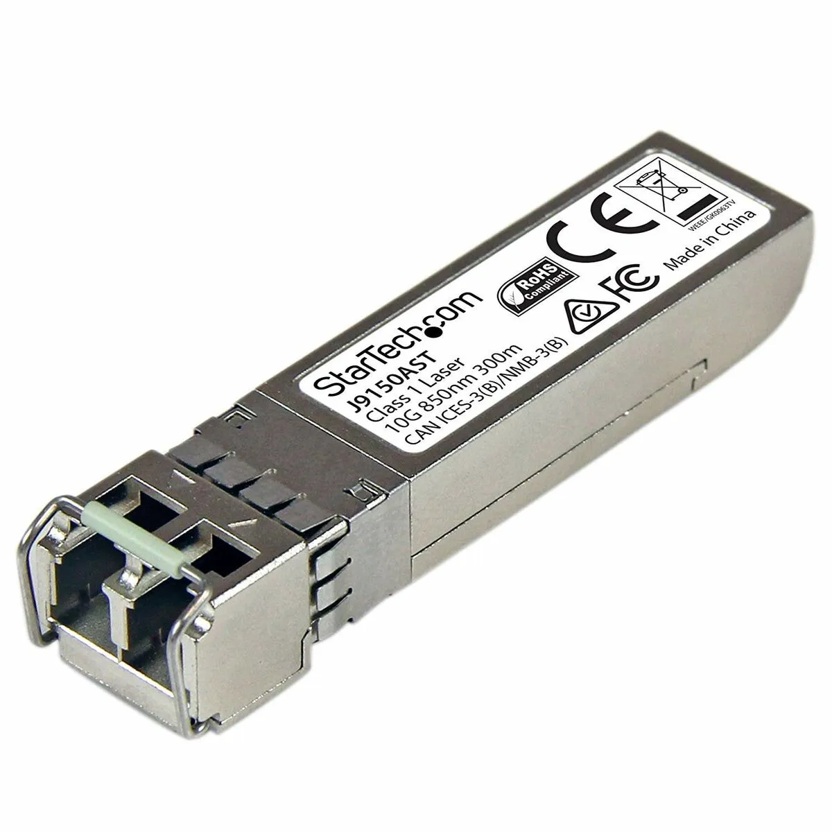 Modulo Fibra SFP MultiModale Startech Módulo Transceptor SFP+ Compatible con el Modelo J9150A de HP- 10GBASE-SR