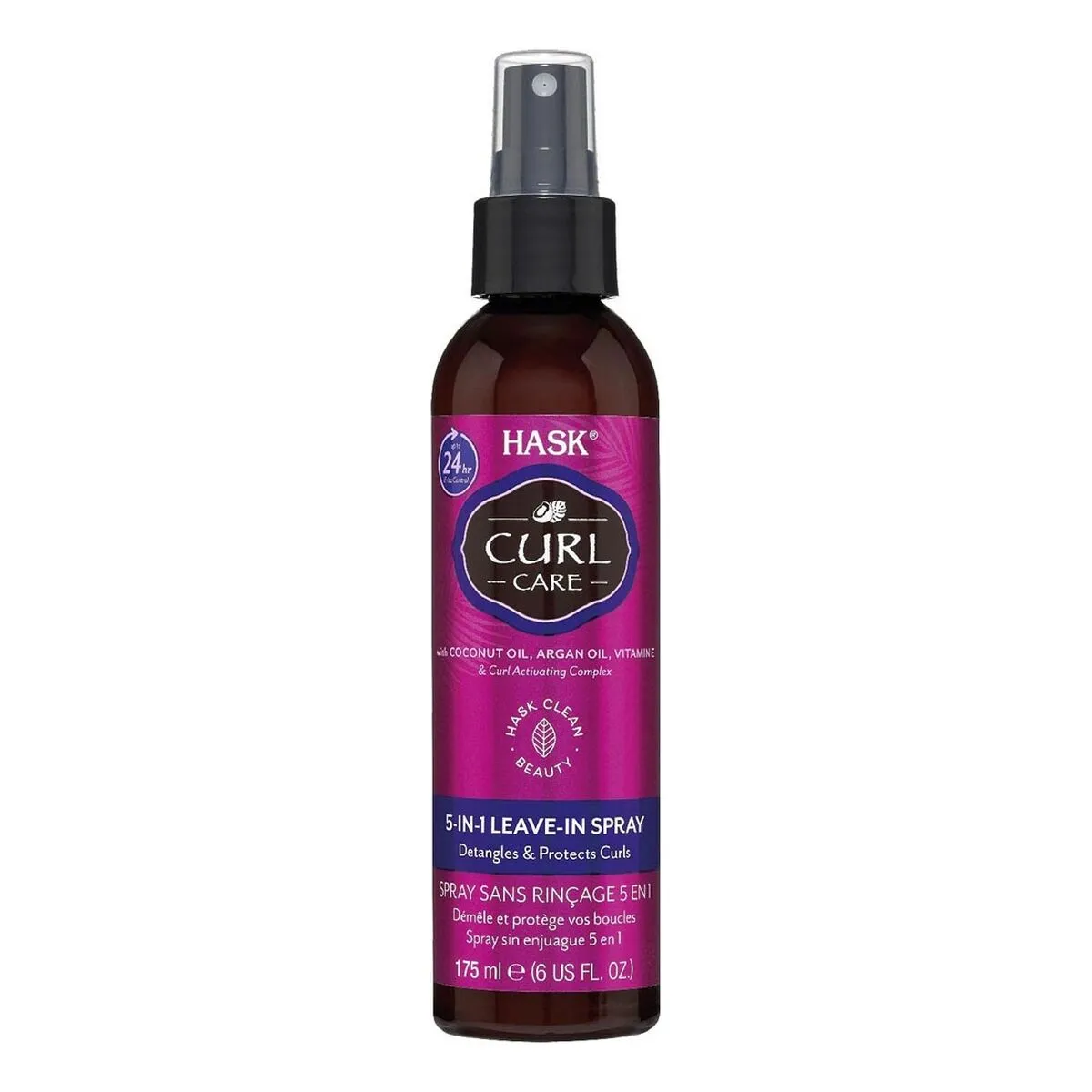 Balsamo Spray HASK Curl Care 5 in 1 Capelli Ricci (175 ml)