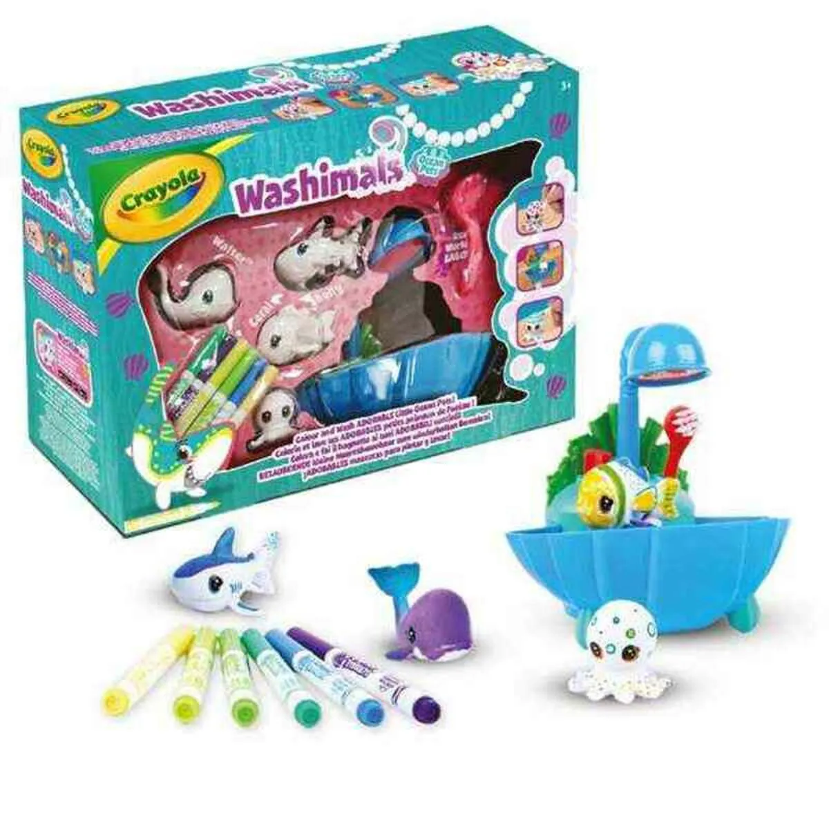 Gioco Fai-da-te Crayola Washimals Ocean Pets Multicolore