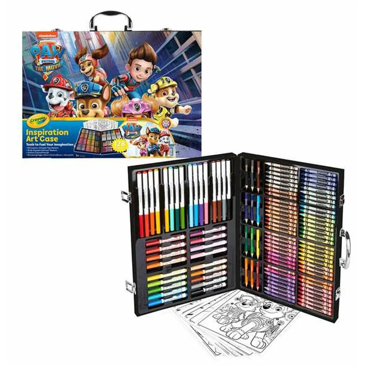 Set da Disegno Crayola Paw Patrol 128 Pezzi