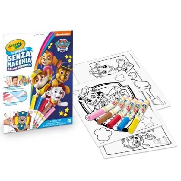 COLORING SET COLOR WONDER PAWPATROL