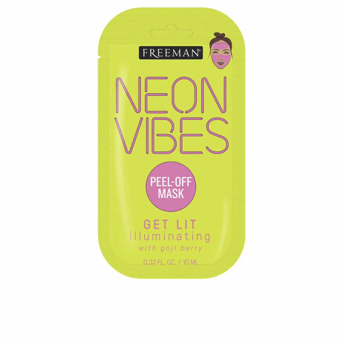 Maschera Viso Peel Off Freeman Beauty Neon Vibes 10 ml