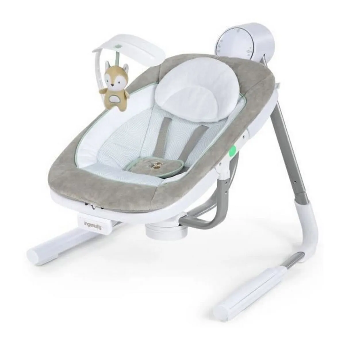 Amaca per Neonati Ingenuity Dual-Direction Swing Bianco Grigio