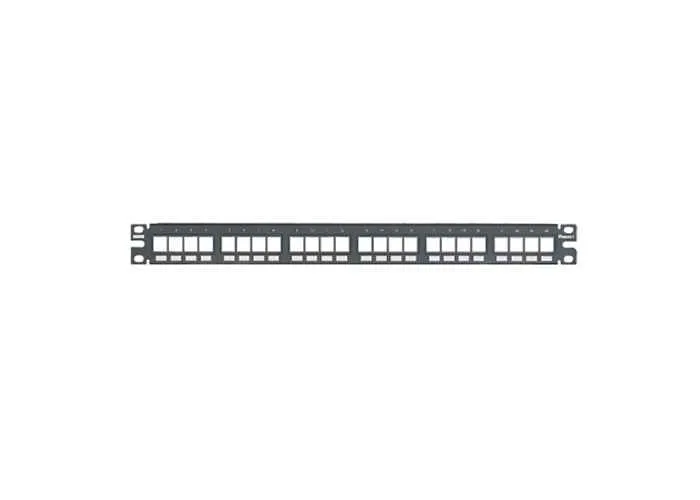 PANN.1U PER 24 RJ45U NETKEY NERO