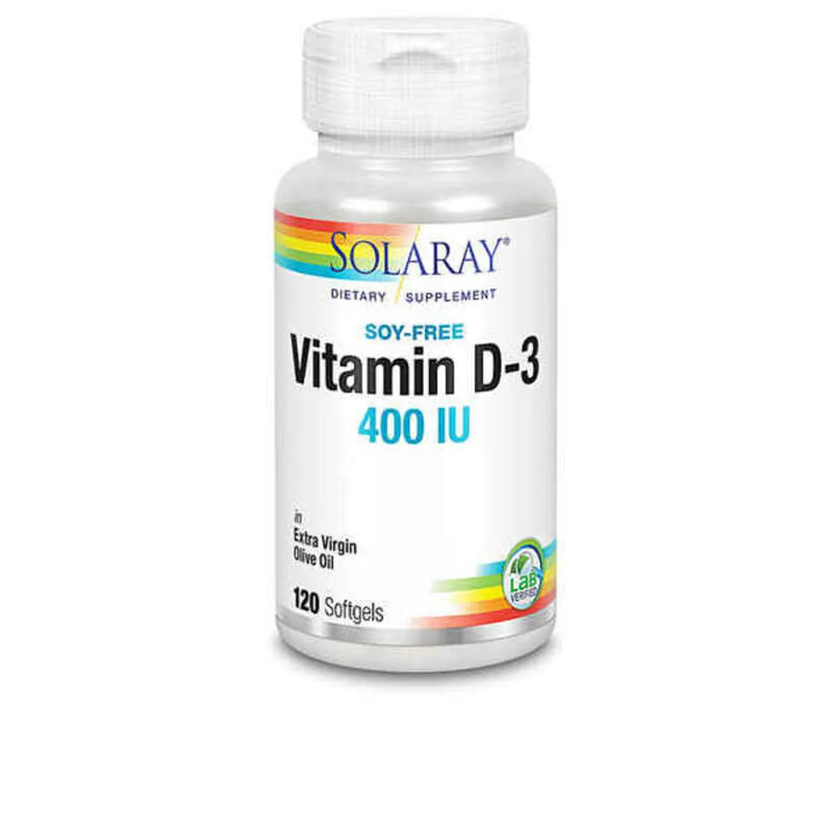 Perline Solaray Vitamina D3 (120 uds)