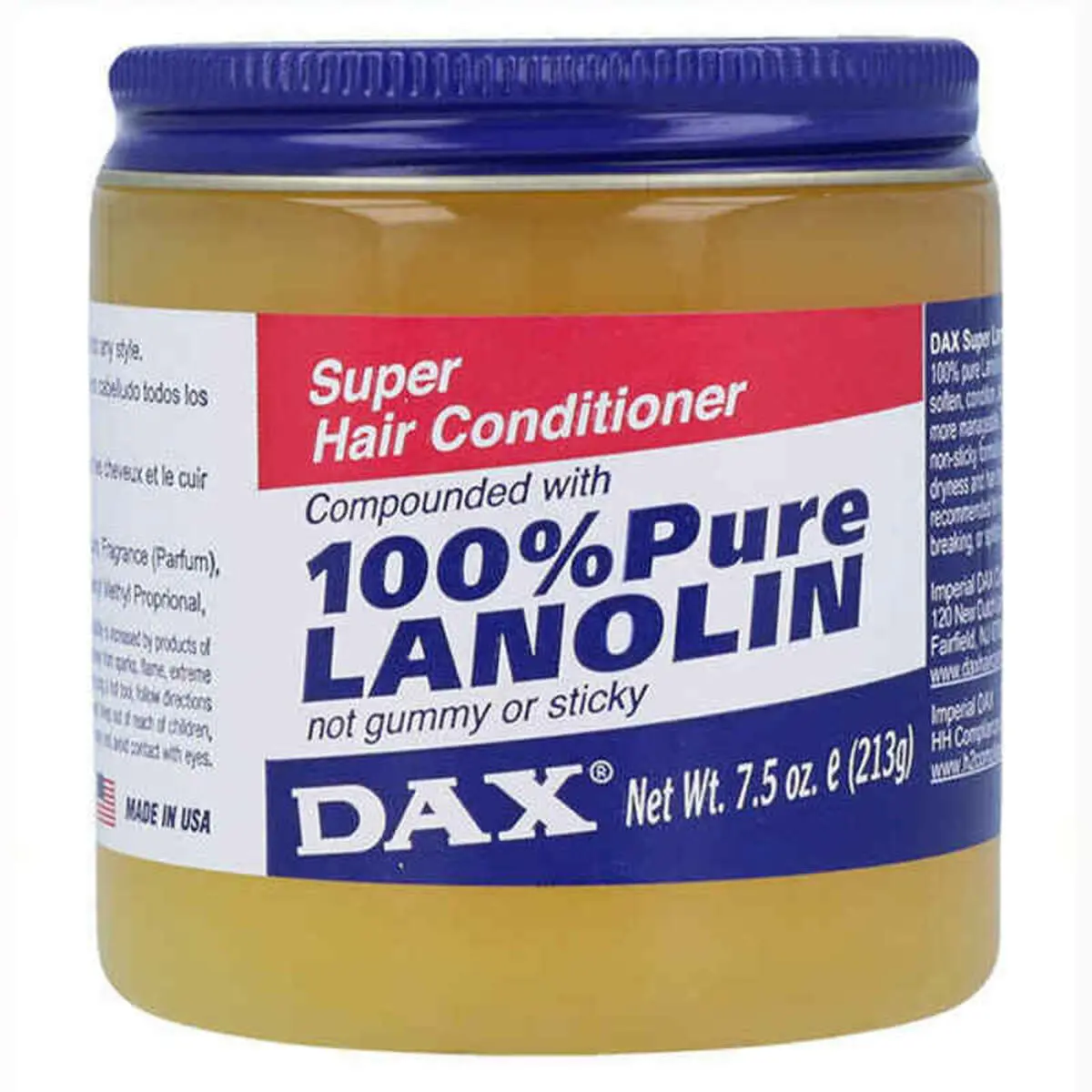 Balsamo Dax Cosmetics Super Pure Lanolin 100% 7.5Oz (213 gr)