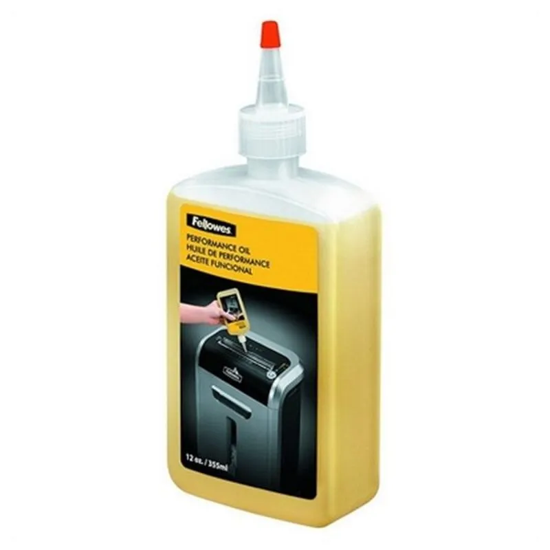 Olio Lubrificante per Distruggidocumenti Fellowes 35250 (350 ml) Giallo