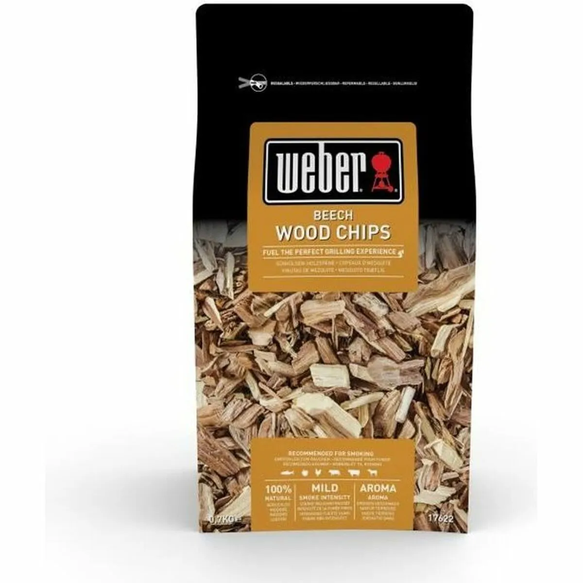 Legno con Cera per Barbecue Weber Affumicato 700 g