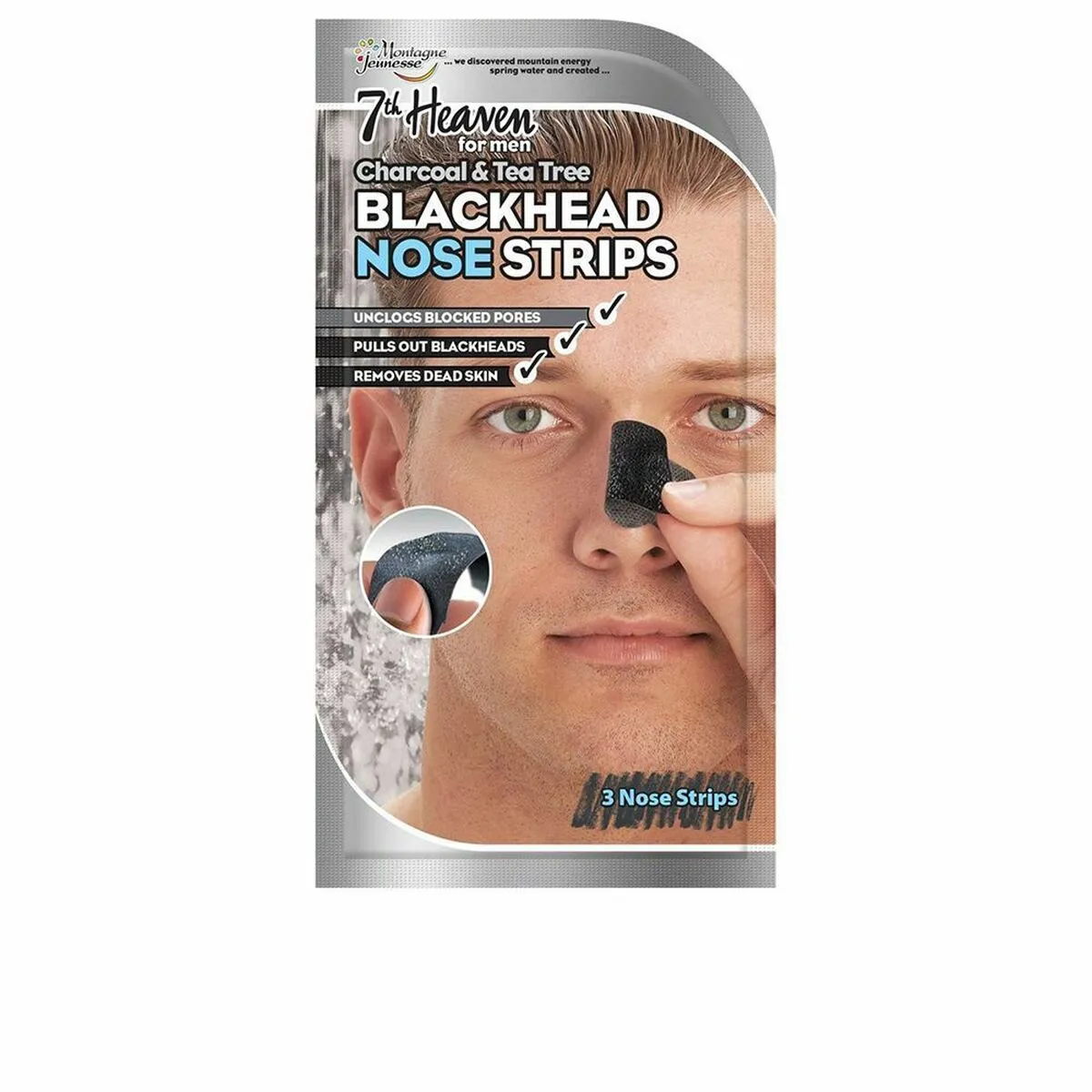 Strisce per il Naso Elimina Impurità 7th Heaven For Men Black Head (3 uds)