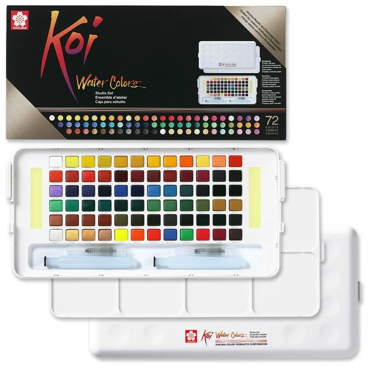 Set per Pittura ad Acquarello Talens Sakura Koi Water Colors Multicolore