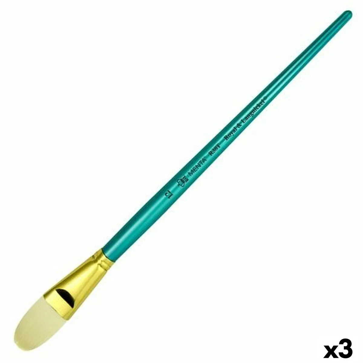 Pennelli Royal & Langnickel Menta R38T Filbert 12 (3 Unità)