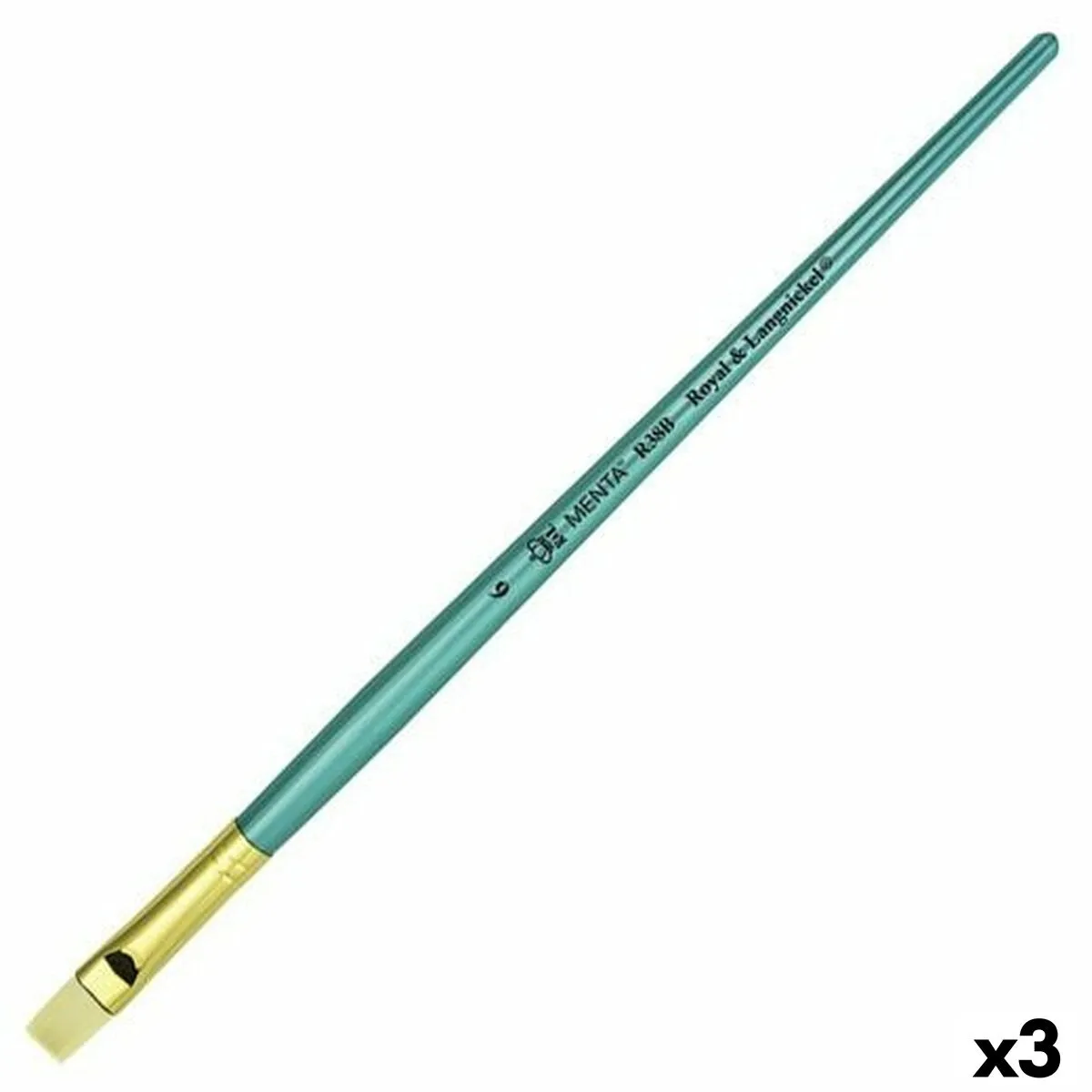 Pennelli Royal & Langnickel Menta R38B Luminoso 6 (3 Unità)