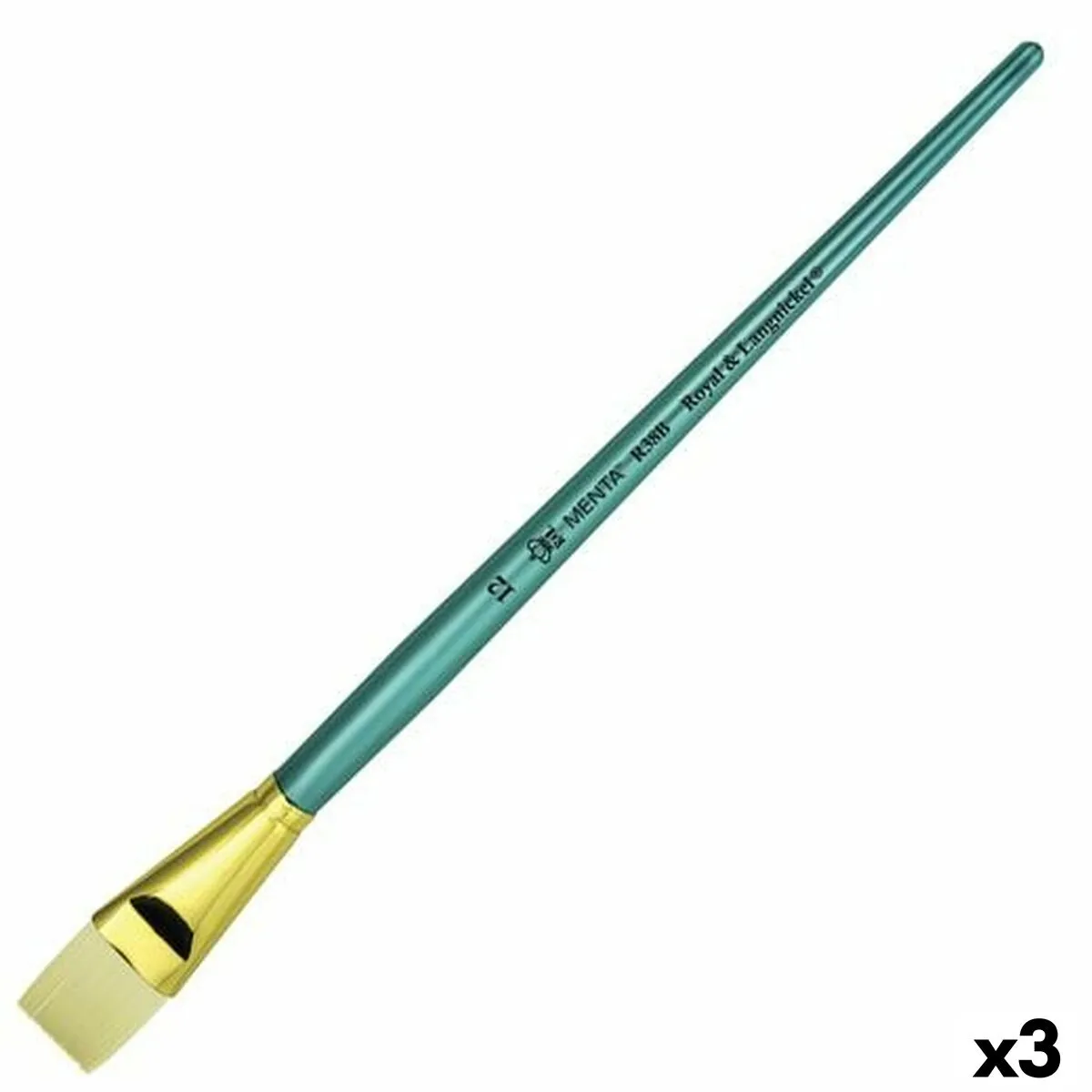 Pennelli Royal & Langnickel Menta R38B Luminoso 12 (3 Unità)