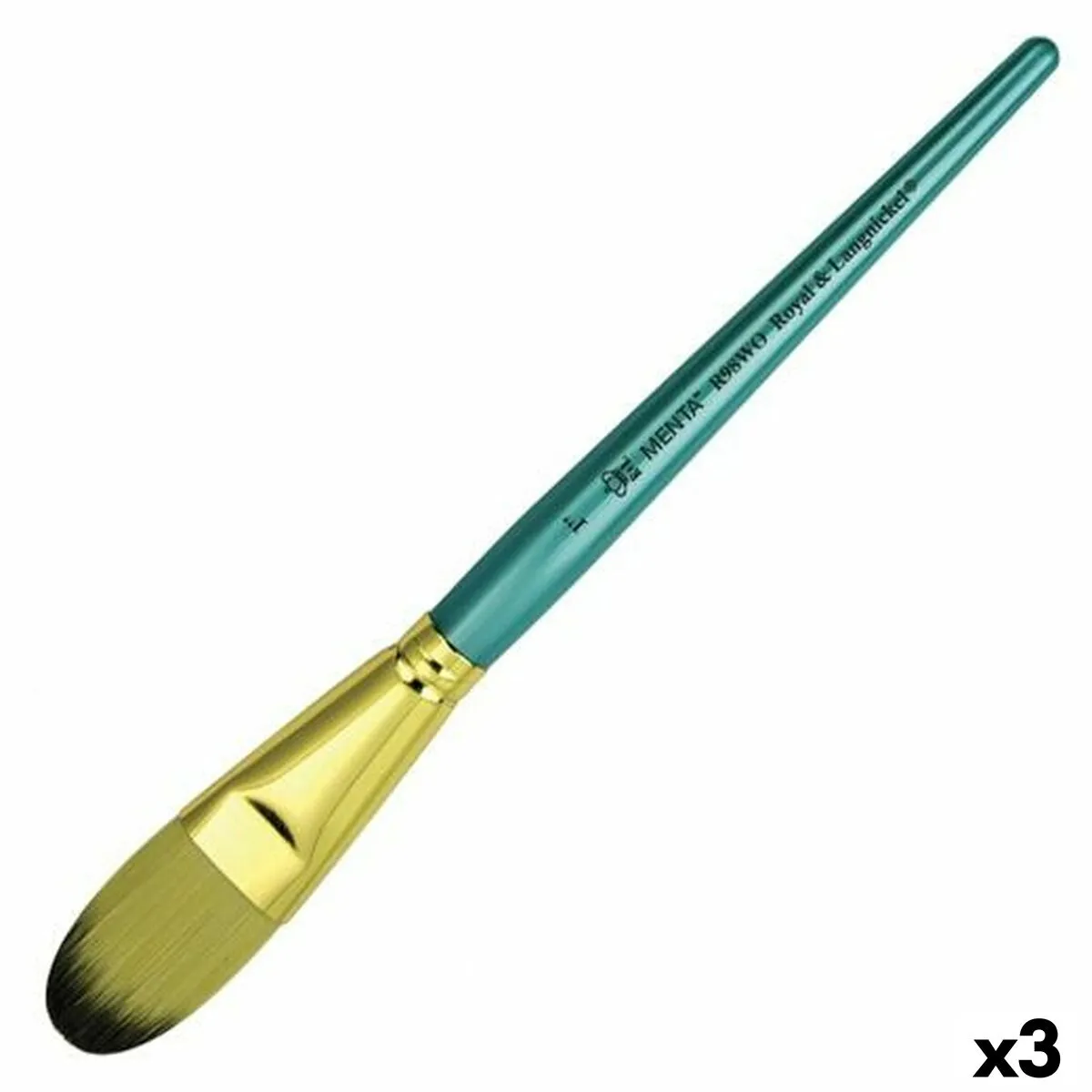 Pennelli Royal & Langnickel Menta R98WO Ovale Zibellino 3/4" (3 Unità)