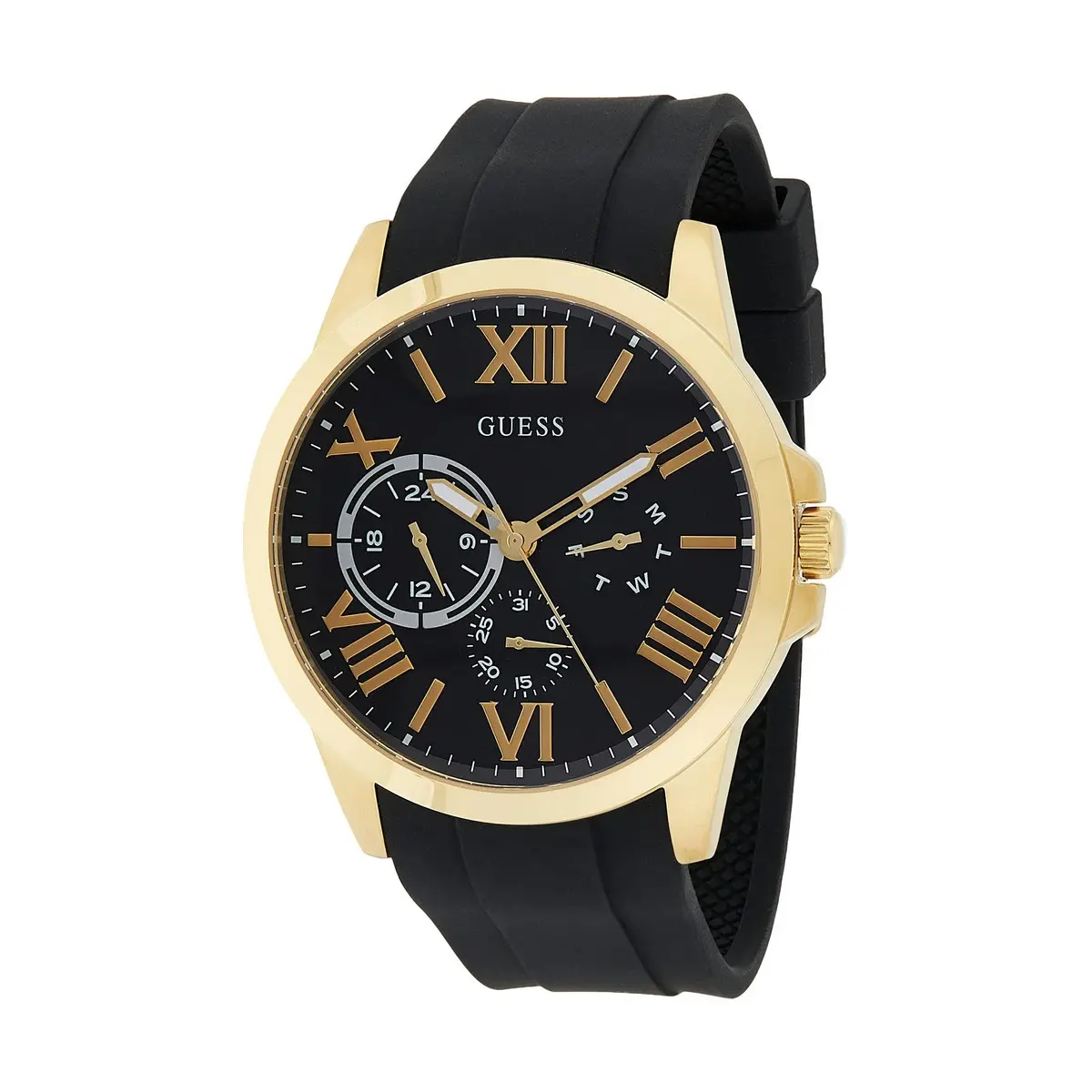 Orologio Unisex Guess ORBIT Nero (Ø 46 mm)