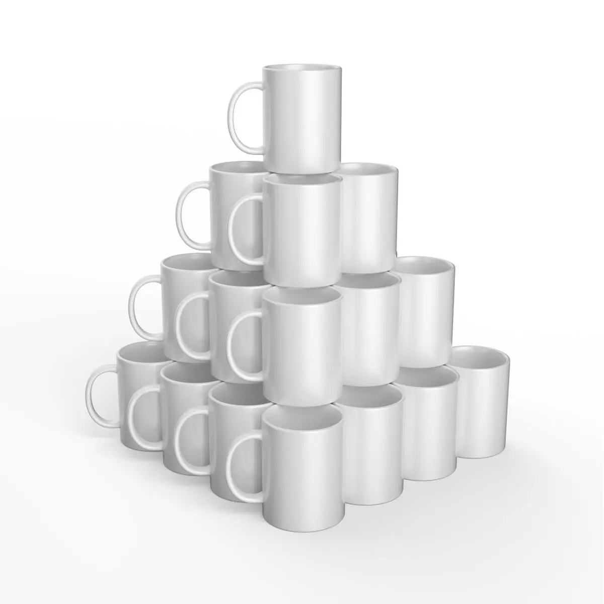 Set da Caffè Cricut 2008945 Bianco Ceramica (36 Unità)